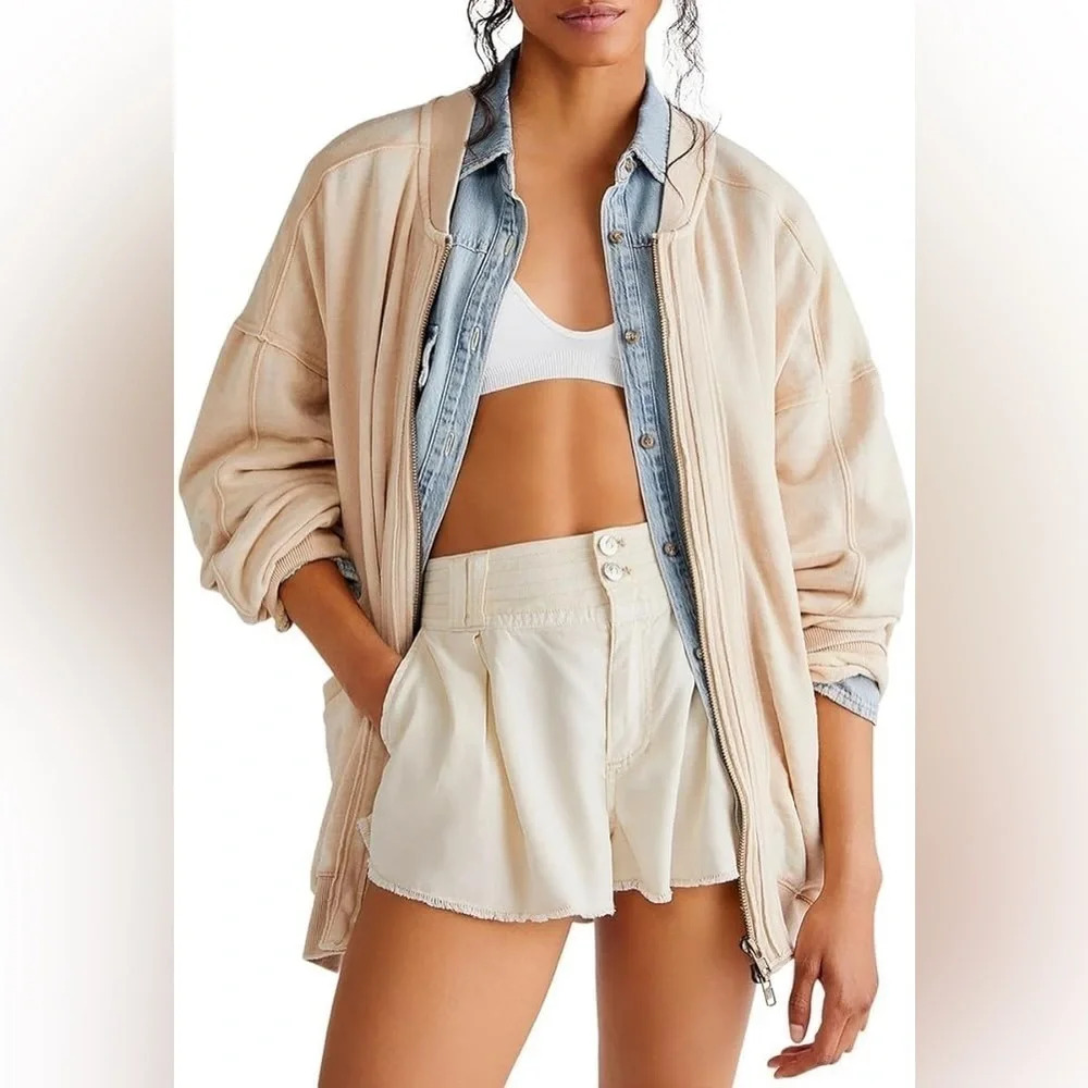 NWOT Free People Robby Oversized‎ Jacket